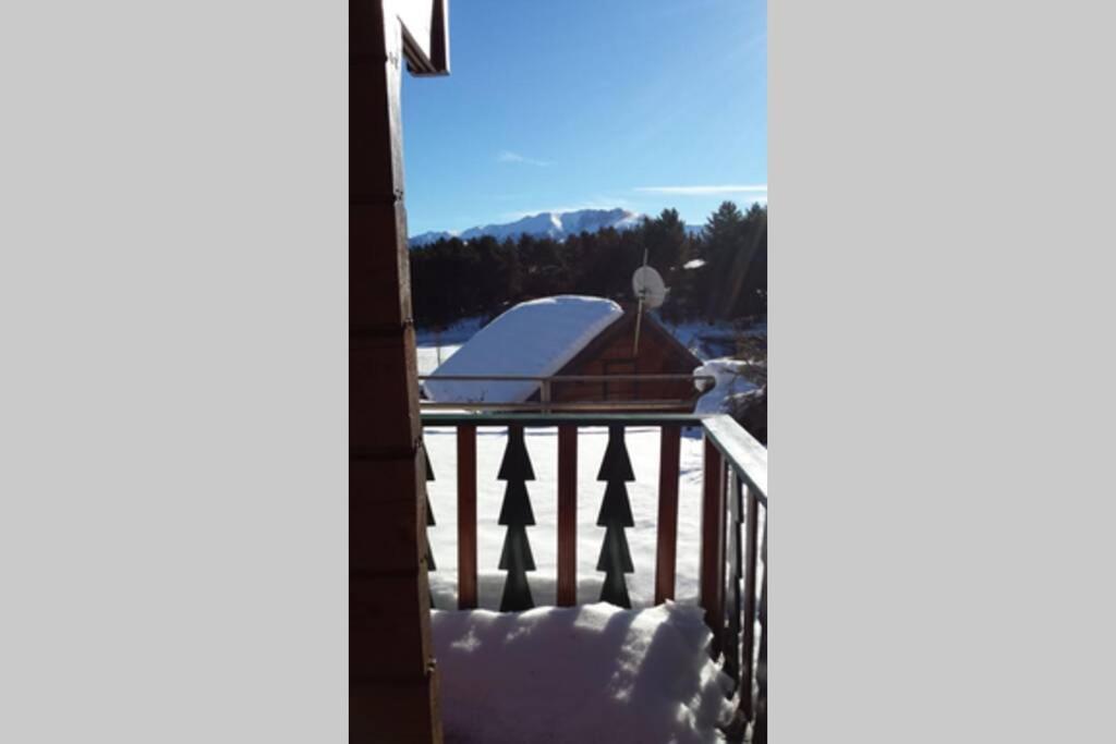 Maison De Bois Finlandaise Au Pied Des Pistes Bolquere Bagian luar foto
